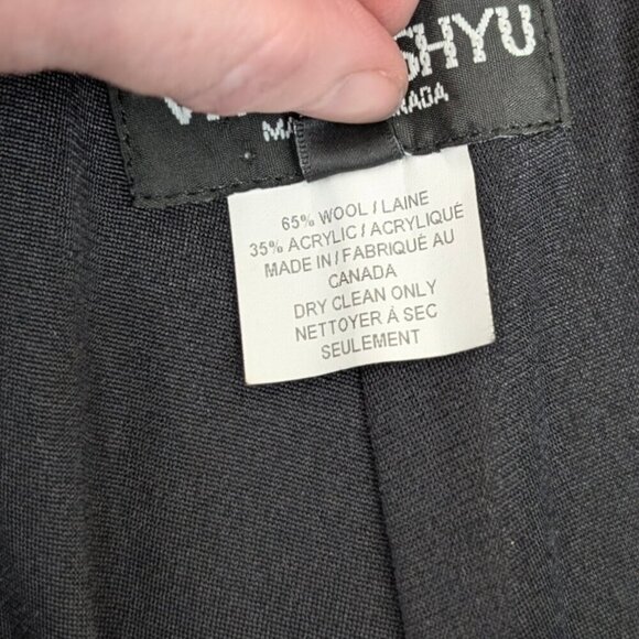 🍁Vintage Vivian Shyu Leopard Print High-Low Skirt - Picture 7 of 8